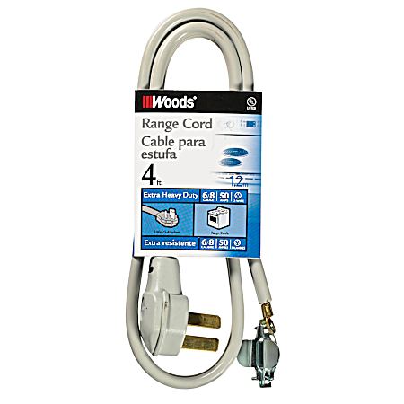 50 AMP Range Replacement Power Cord