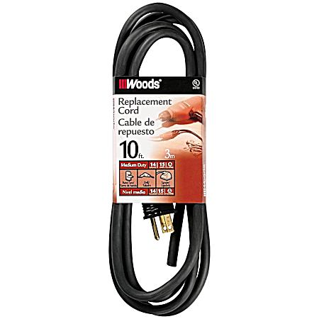 10 ft 14/3 Black Power Tool Cord