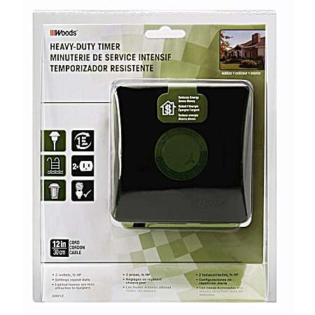 Outdoor 24 Hr. Mechanical Heavy-Duty Timer