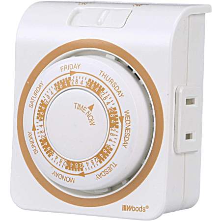 Indoor 7 Day Mechanical Vacation Timer