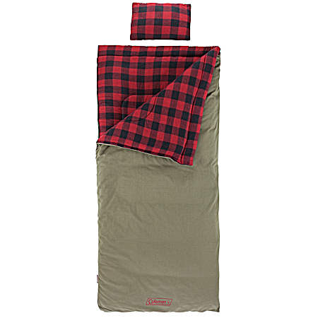 Big Game Sleeping Bag w/ Flannel Pillow