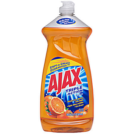 Orange Ultra Triple Action Dish Soap - 28 Oz.