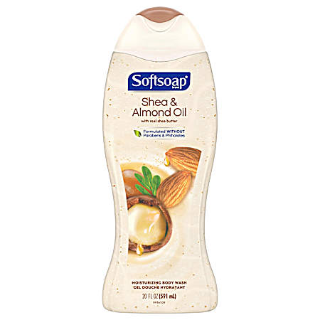 20 oz Shea & Almond Oil Moisturizing Body Wash