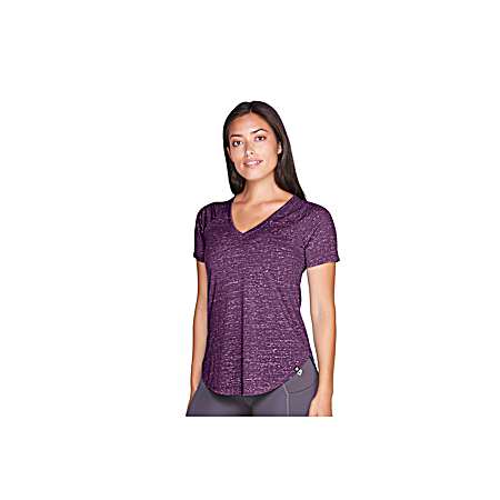 Women's Gemma Black Cherry Short Sleeve Shirt