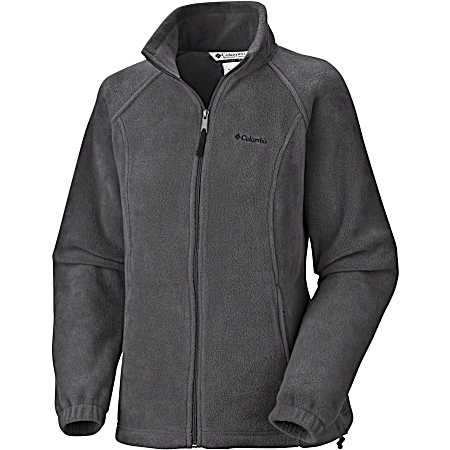 Women's Benton Springs Charcoal Heather Full Zip Fleece Jacket