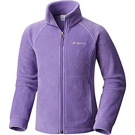 Kids' Benton Springs Grape Gum/Purple Full Zip Fleece Jacket