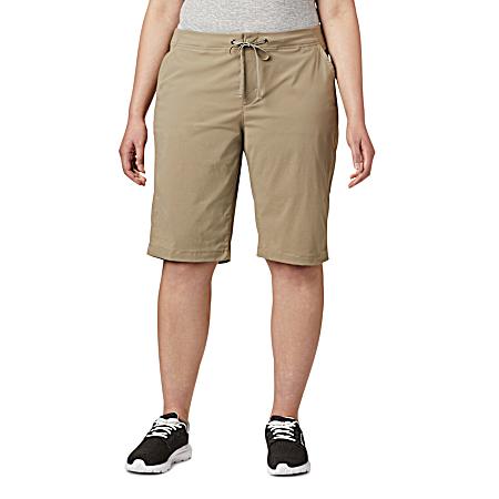 Women's Anytime Outdoor Tusk Brown Long Shorts