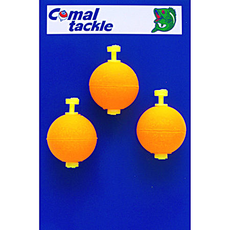 Non-Weighted Round Snap-On Floats - 1-1/4 In.
