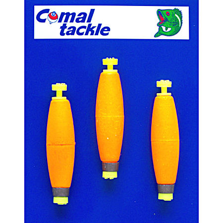Weighted Cigar Snap-On Floats - 2 In.