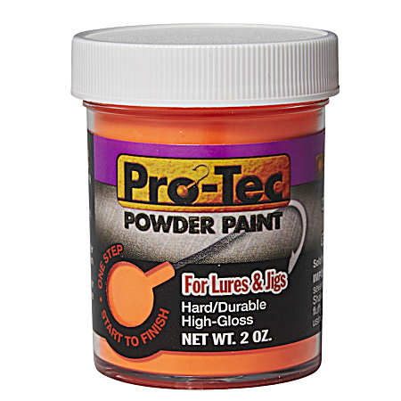 2 oz Blaze Orange Powder Paint