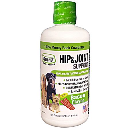 32 oz Economy Size Bacon Flavor K9 Hip & Joint Support Formula
