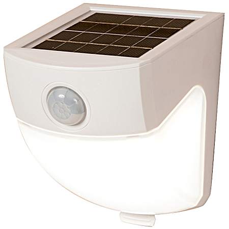 Solar LED Wedge Light - White