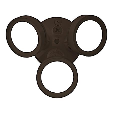 Bronze LED Triple Head Round Floodlight