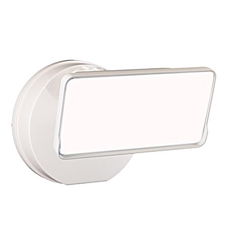 White LED 3000 Lumens Single Head Dusk-to-Dawn Floodlight