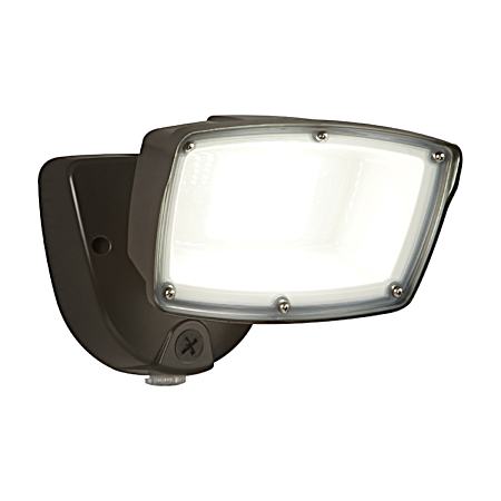 Bronze LED Single Head Dusk-to-Dawn High Output Floodlight