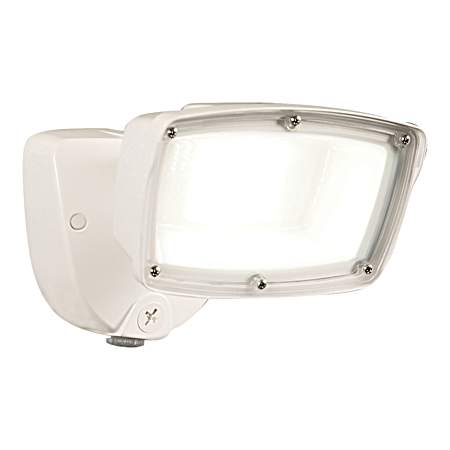 White LED Single Head Dusk-to-Dawn High Output Floodlight