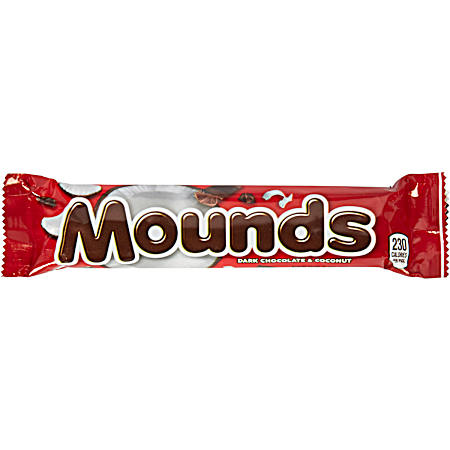 1.5 oz Dark Chocolate & Sweet Coconut Candy Bar