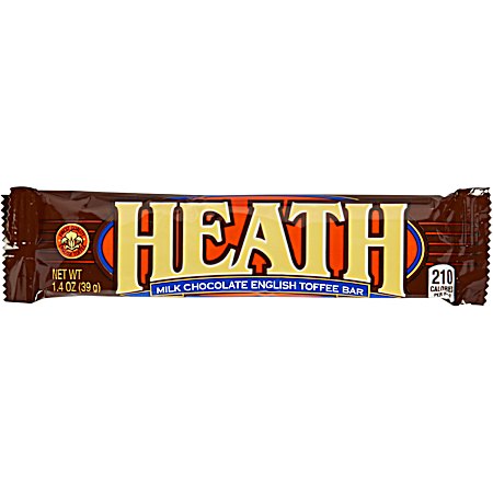 1.4 oz Toffee & Milk Chocolate Candy Bar