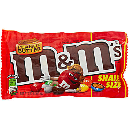 2.83 oz King Size Peanut Butter & Chocolate Candies