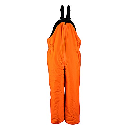 Youth Blaze Orange Woodsman Heavyweight Bibs