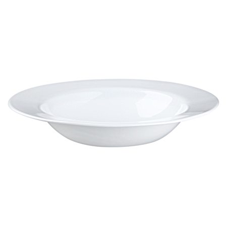 Impressions White Wide Rim Entree Bowl