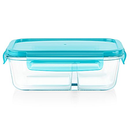 MealBox 3.4 cup Divided Glass Food Storage Container