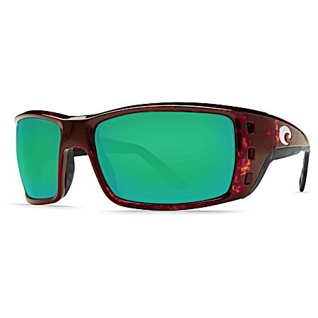 Adult Permit Green Mirror 580G Polarized Sunglasses