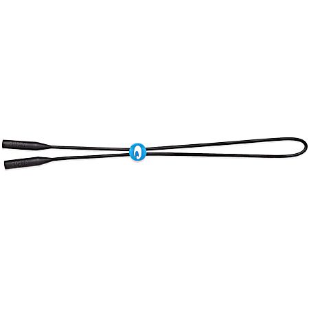 Adult Bowline Black/Blue Sunglass Silicone Retainer