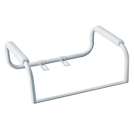 White Toilet Extended Handle