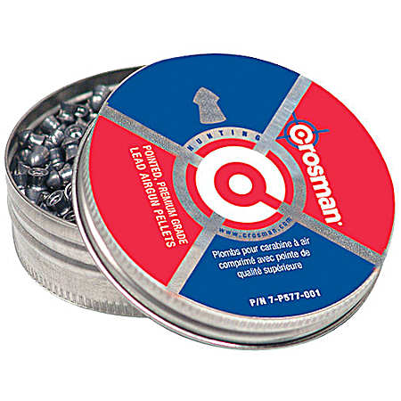 .177 Pointed 7.4gr Lead Airgun Pellets - 500 Ct.