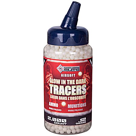 Tracers .12 Gr Airsoft Glow-In-The-Dark BBs - 2,000 Ct
