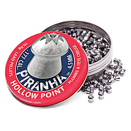 .177 Premier Piranha Hollow Point Pellet - 400 Ct