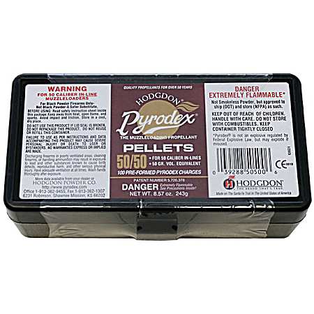 Pyrodex .50 Caliber Pellets - 100 Pk.