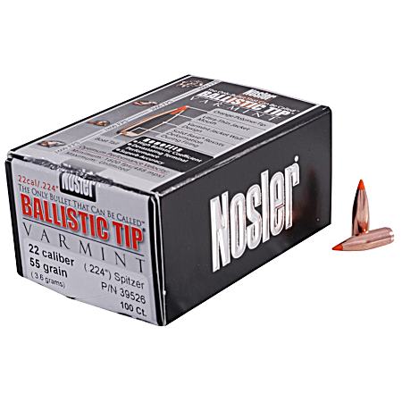 Ballistic Tip Varmint Bullets - Orange Tip