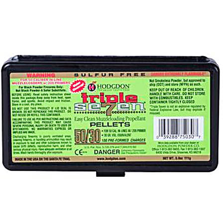 Triple Se7en .50 Caliber Muzzleloader Pellets - 100 Pk