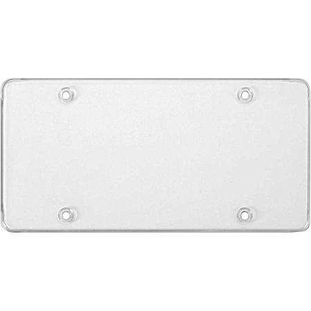 Clear Tuf Flat Shield License Plate Frame