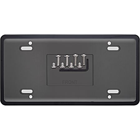 Black/Clear Vault License Plate Frame