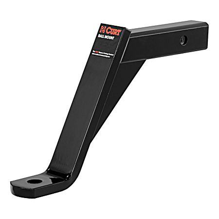 Black Steel Ball Mount w/ Gusset