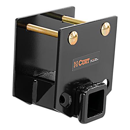 3,500 lb Black Rust Resistant RV Bumper Mount Hitch