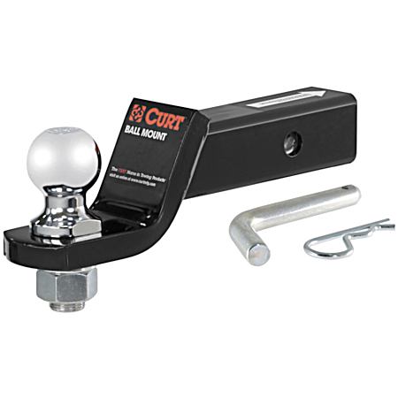 7,500 lb Loaded Black Steel Ball Mount