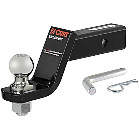 7,500 lb Loaded Black Steel Ball Mount