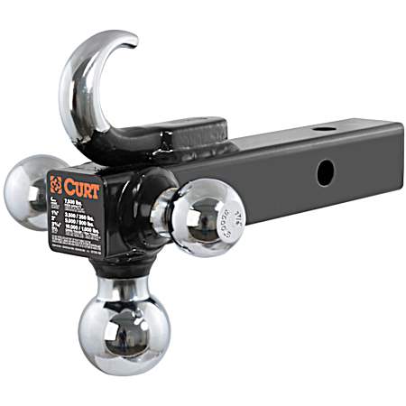 Multi-Ball Black Mount w/ Tow Hook