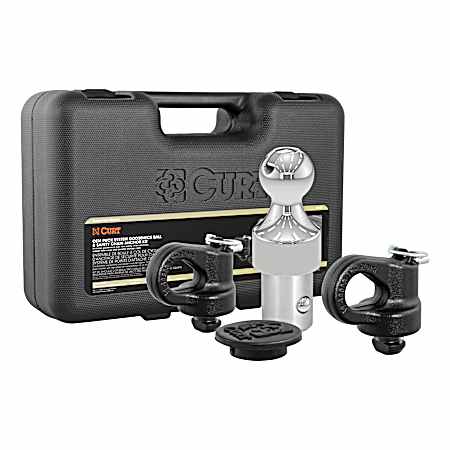 OEM Puck System 2-5/16 in Gooseneck Ball & Safety Chain Anchor Kit