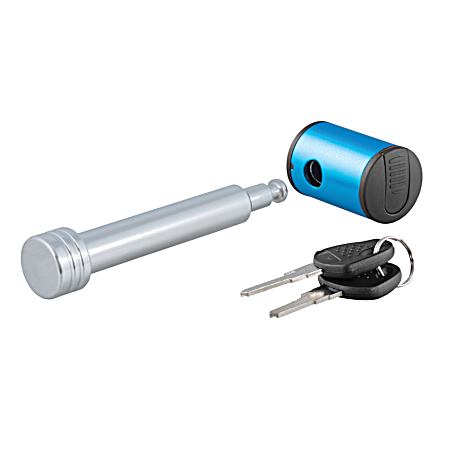 Chrome 5/8 in Hitch Lock for 2 in or 2.5 in Right-Angle Receiver