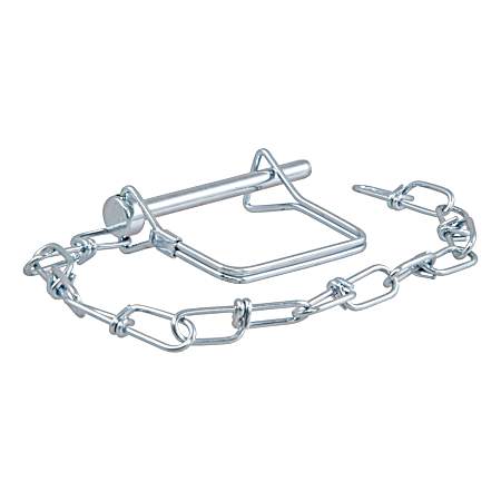 1/4 in. Safety Pin with 12 in. Chain 2-3/4 in. Pin Length