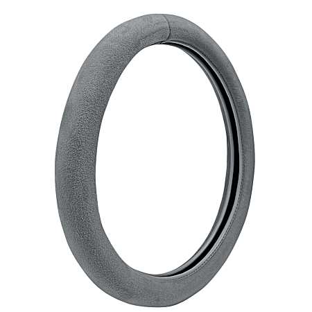 Gray Ultra Soft Steering Wheel Cover