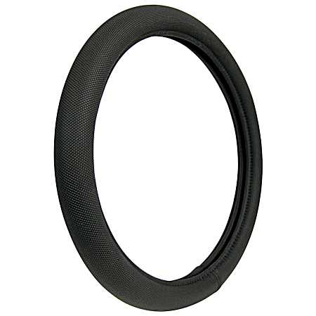 Black Textured Sport Grip Steering Wheel Cover