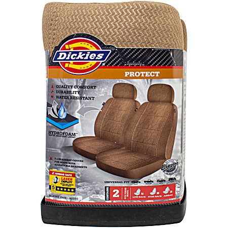 Blair 2 pc Tan Seat Cover