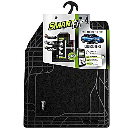 2 pc Black Carpet SUV/Crossover Floor Mats