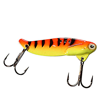 Glow Orange Tiger B3 Blade Bait